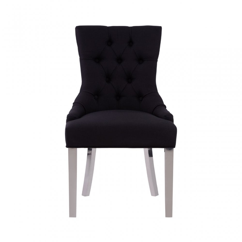 Richmond Black Dining Chair, Black