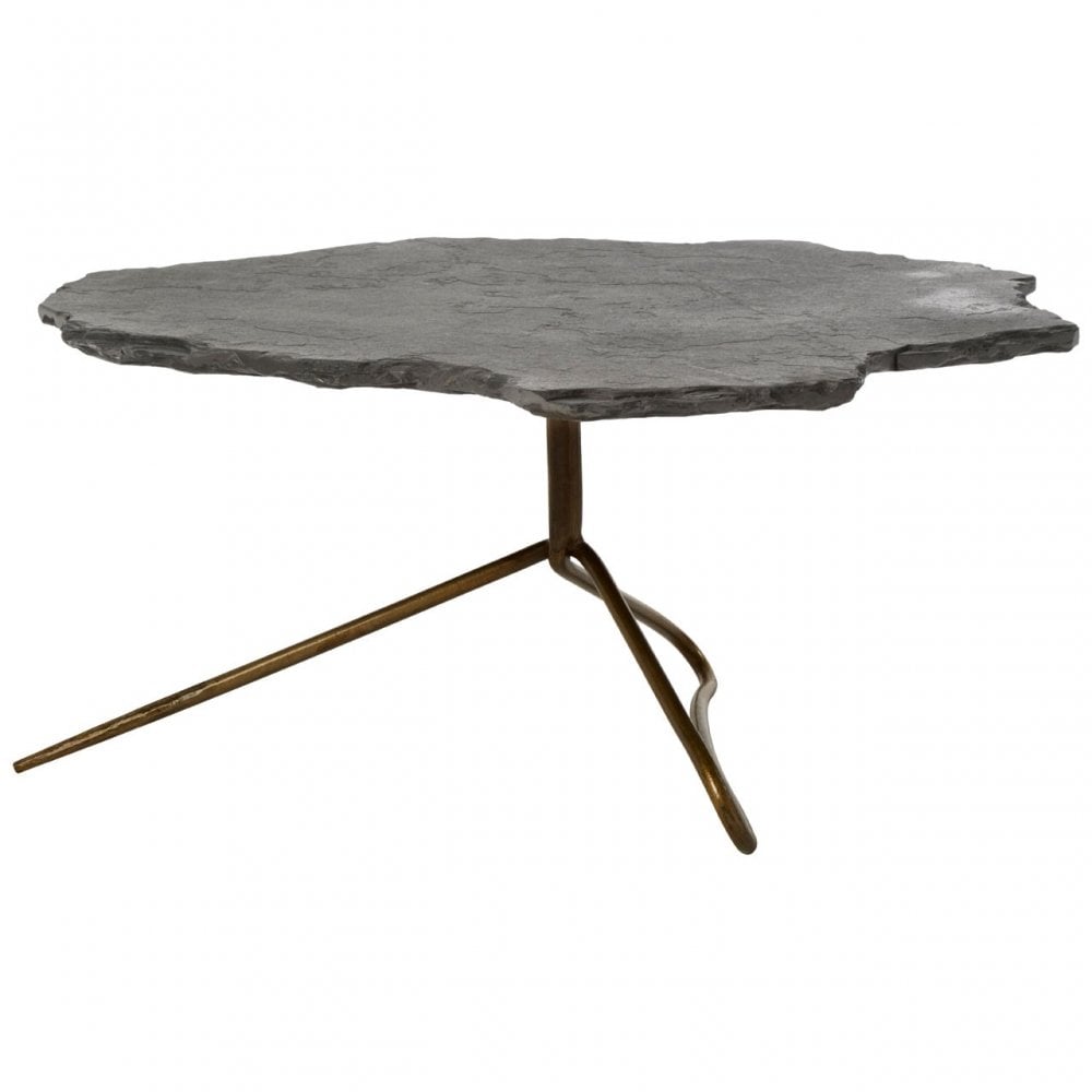 Rany Grey Stone Top Coffee Table, Grey