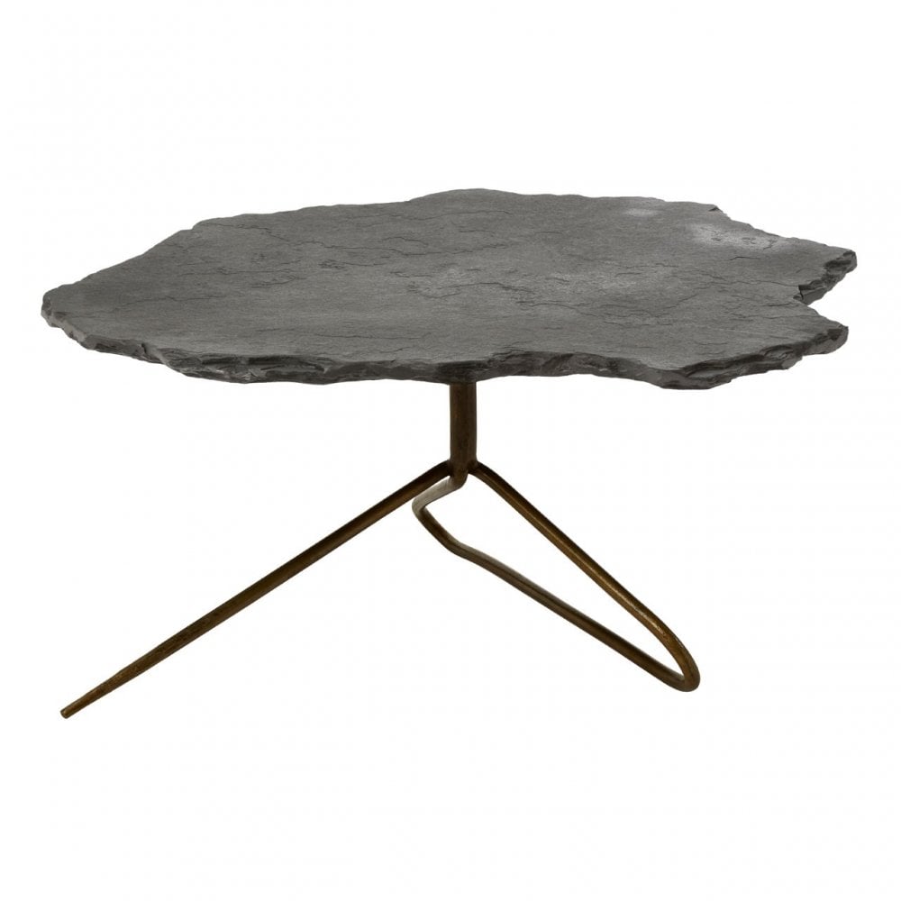 Rany Grey Stone Top Coffee Table, Grey