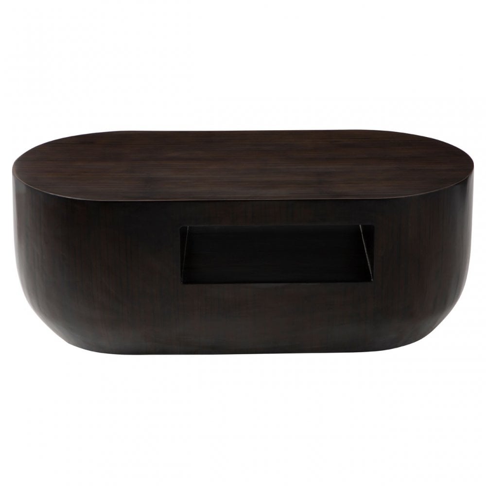 Gabelle Oblong Coffee Table, Brown