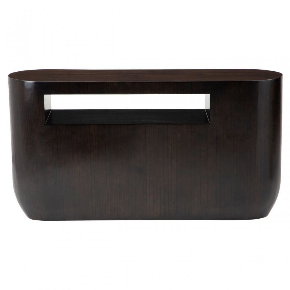 Gabelle Oblong Console Table, Brown