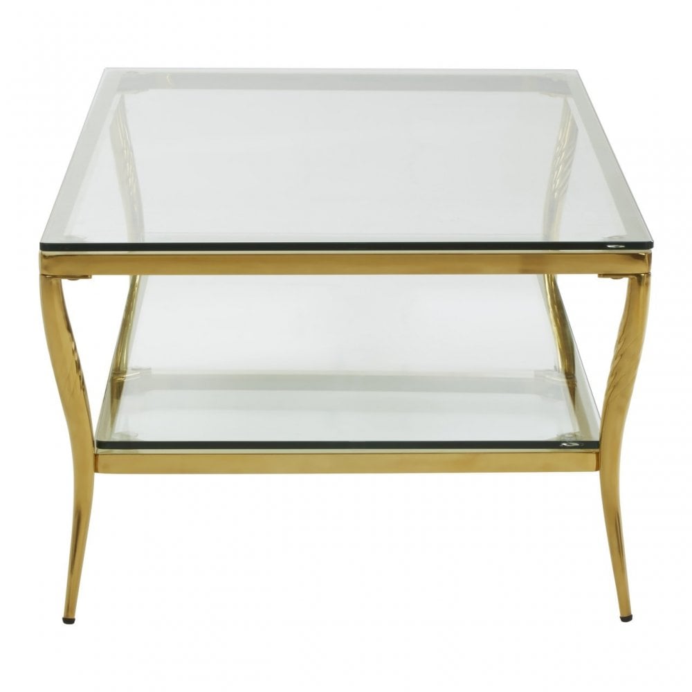 Arezzo Coffee Table, Gold