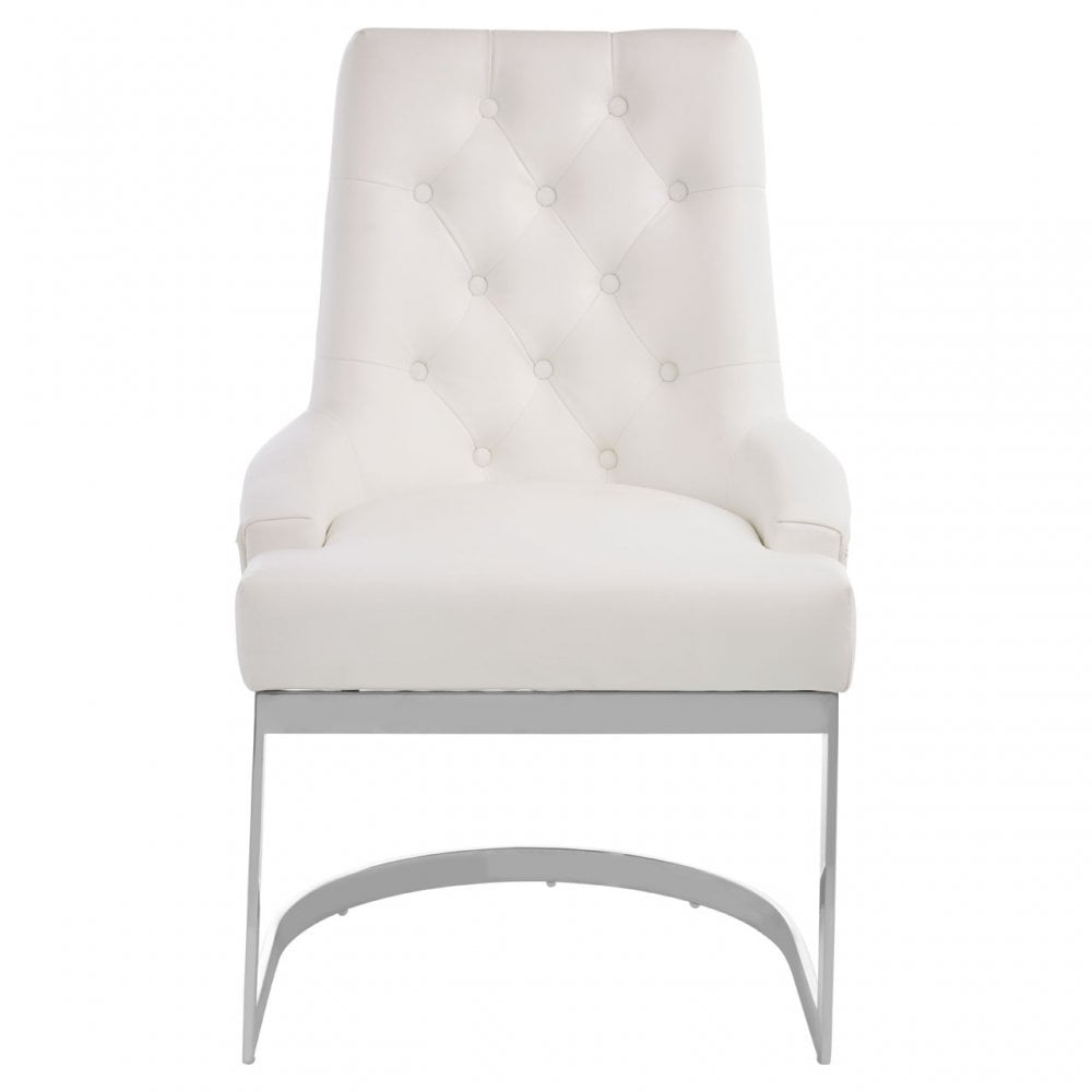 Azalea Ivory Dining Chair, Grey