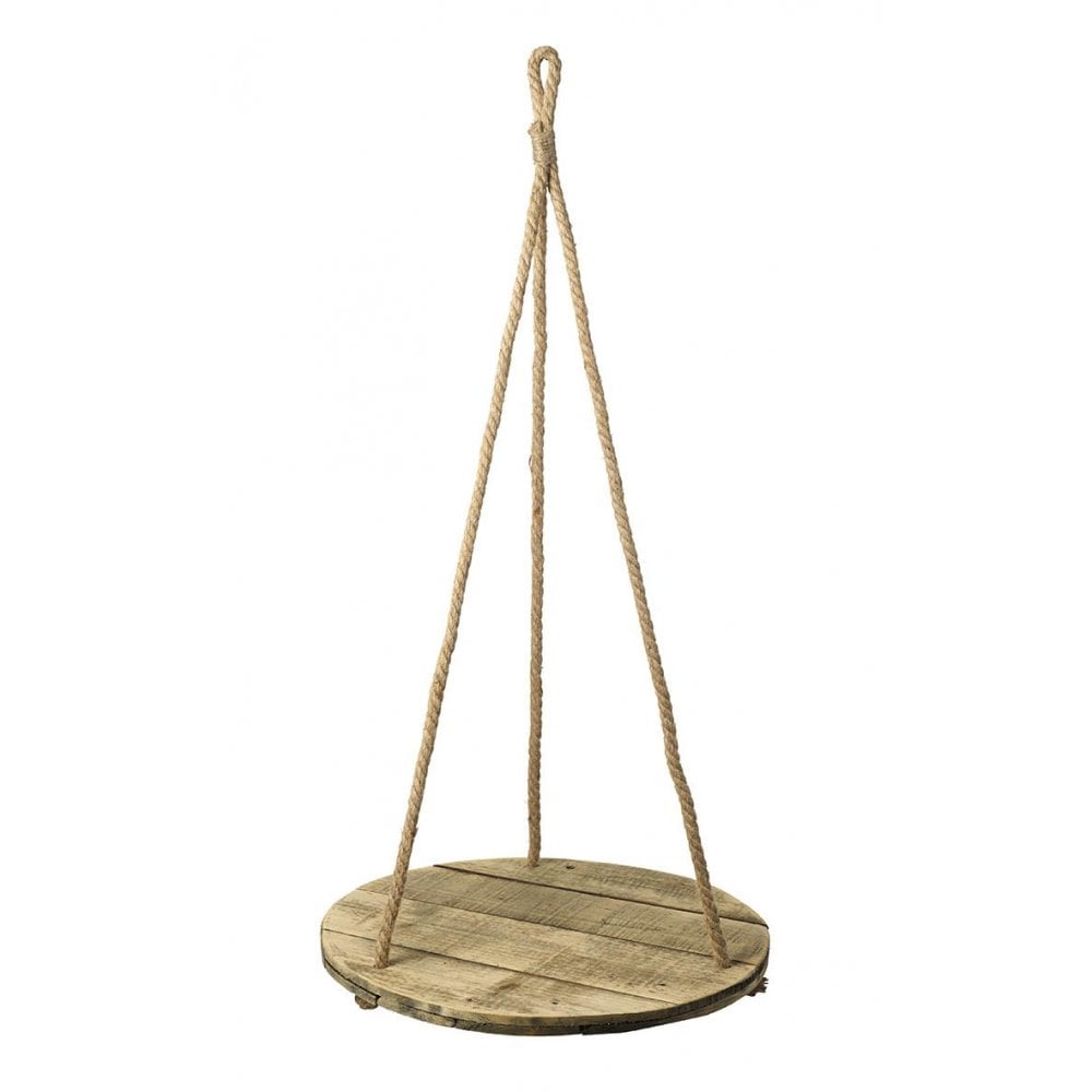 Shelf Hanging Round D500mm Wood Nat