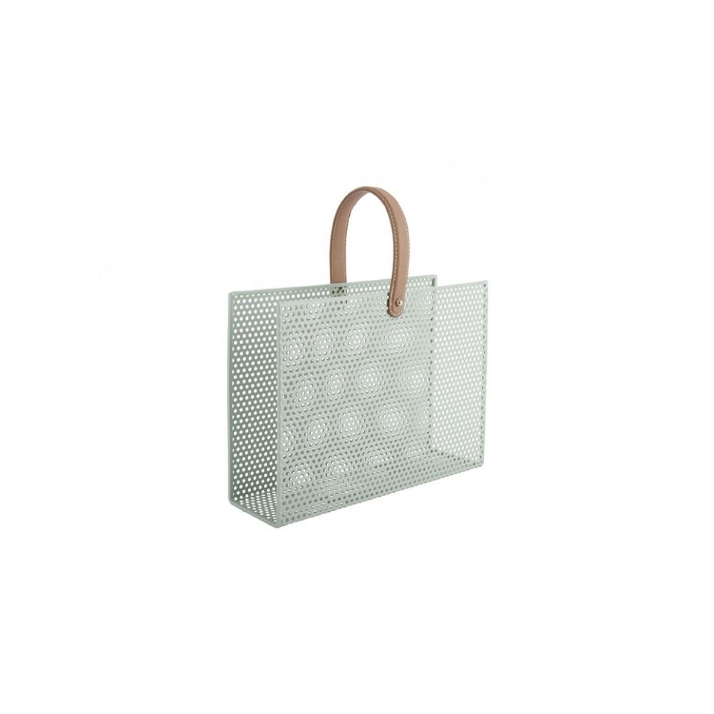 Magazine Rack Perky Mesh, Grayed jade, Green