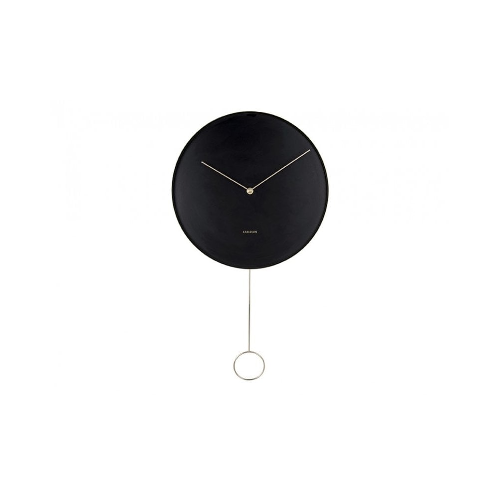 Wall Clock Pendulum, Black