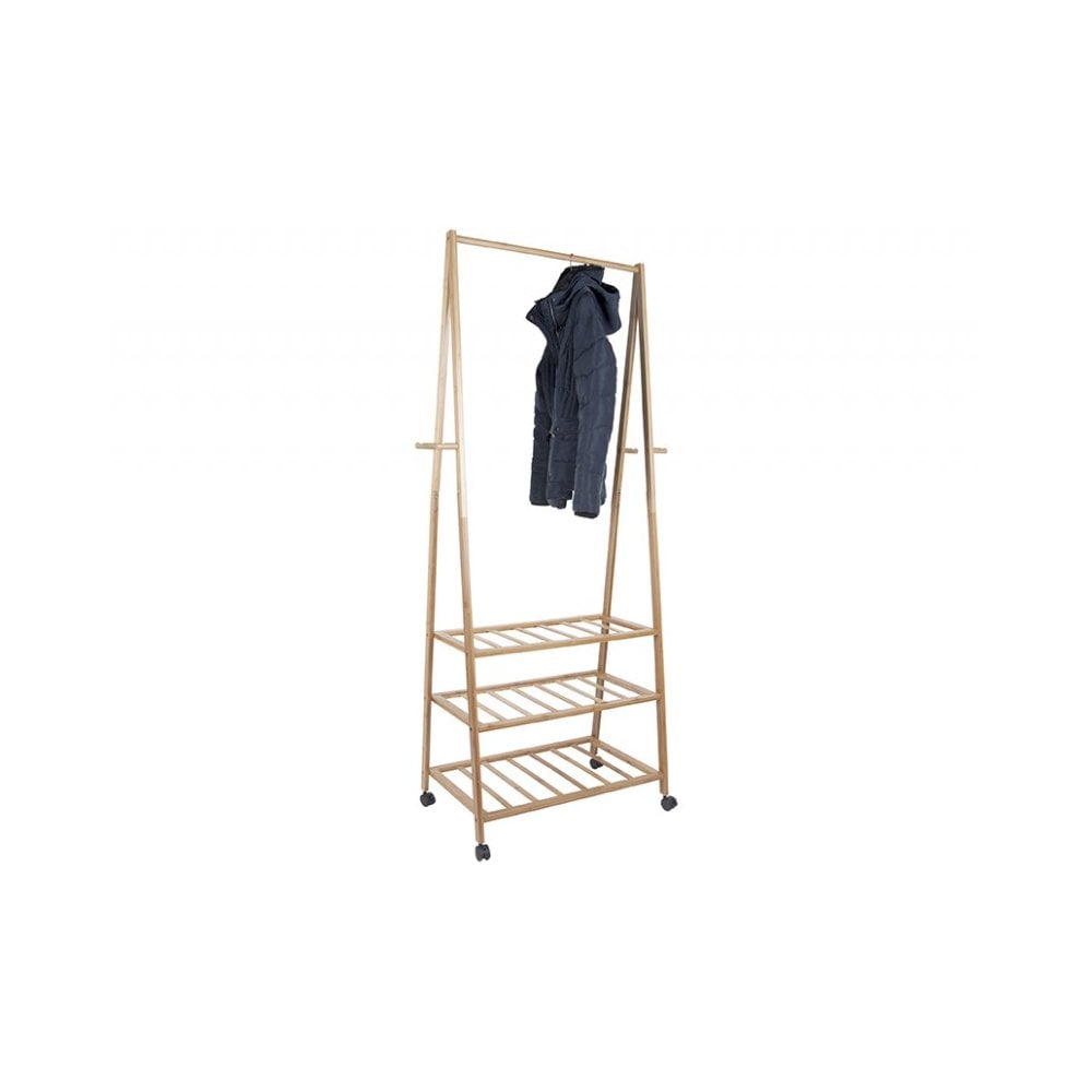 Cloth Rack Native, Bamboo, Brown