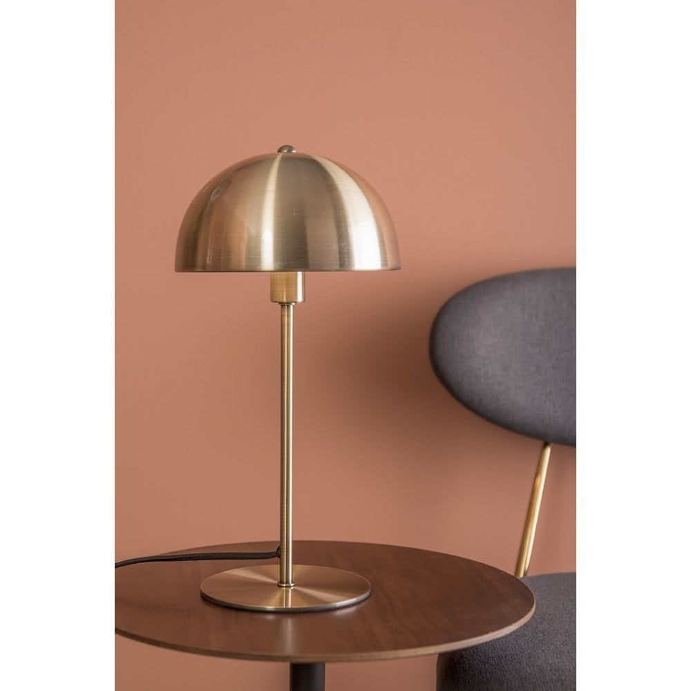 Table Lamp Bonnet, Antique gold, Gold