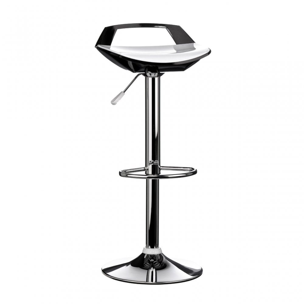 White And Black Abs Bar Stool