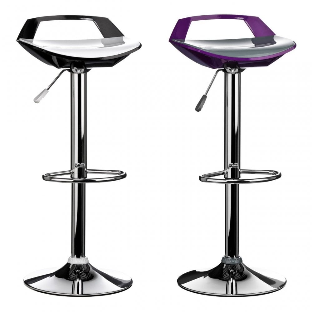 White And Black Abs Bar Stool