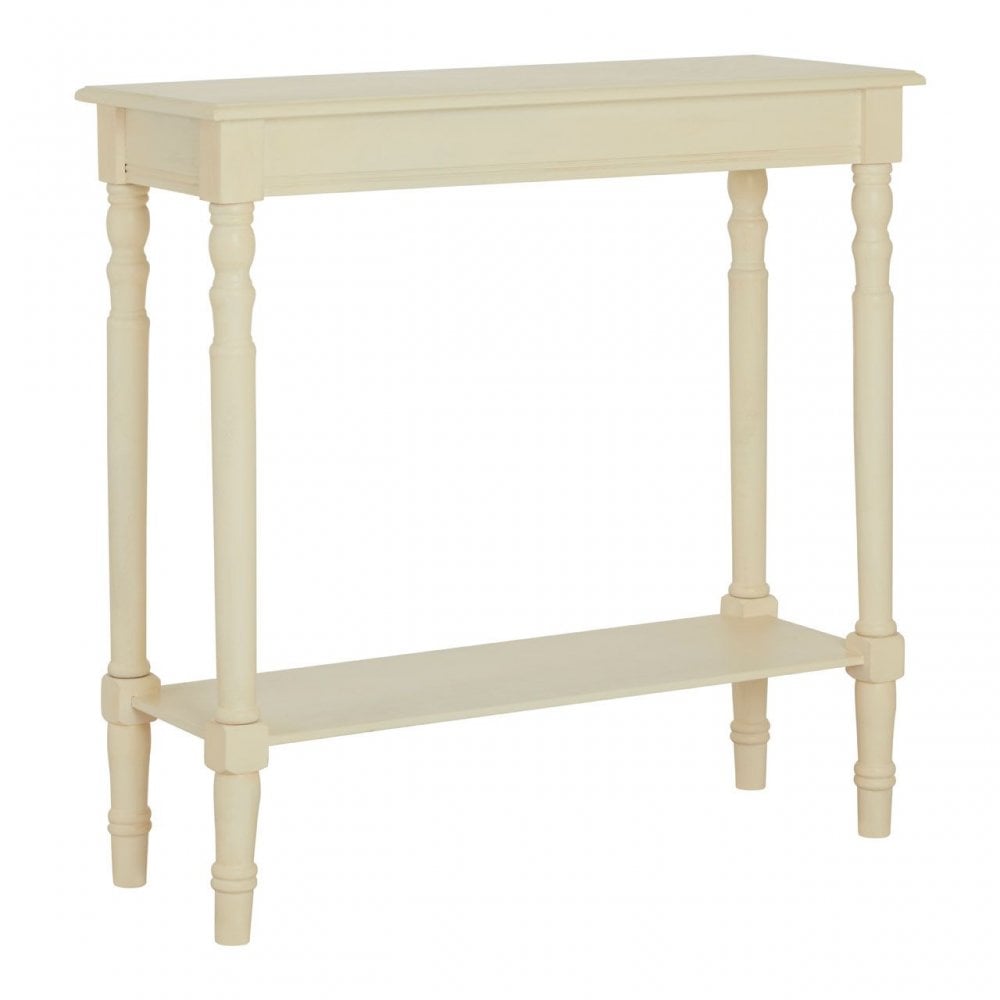 Heritage Antique White Console Table