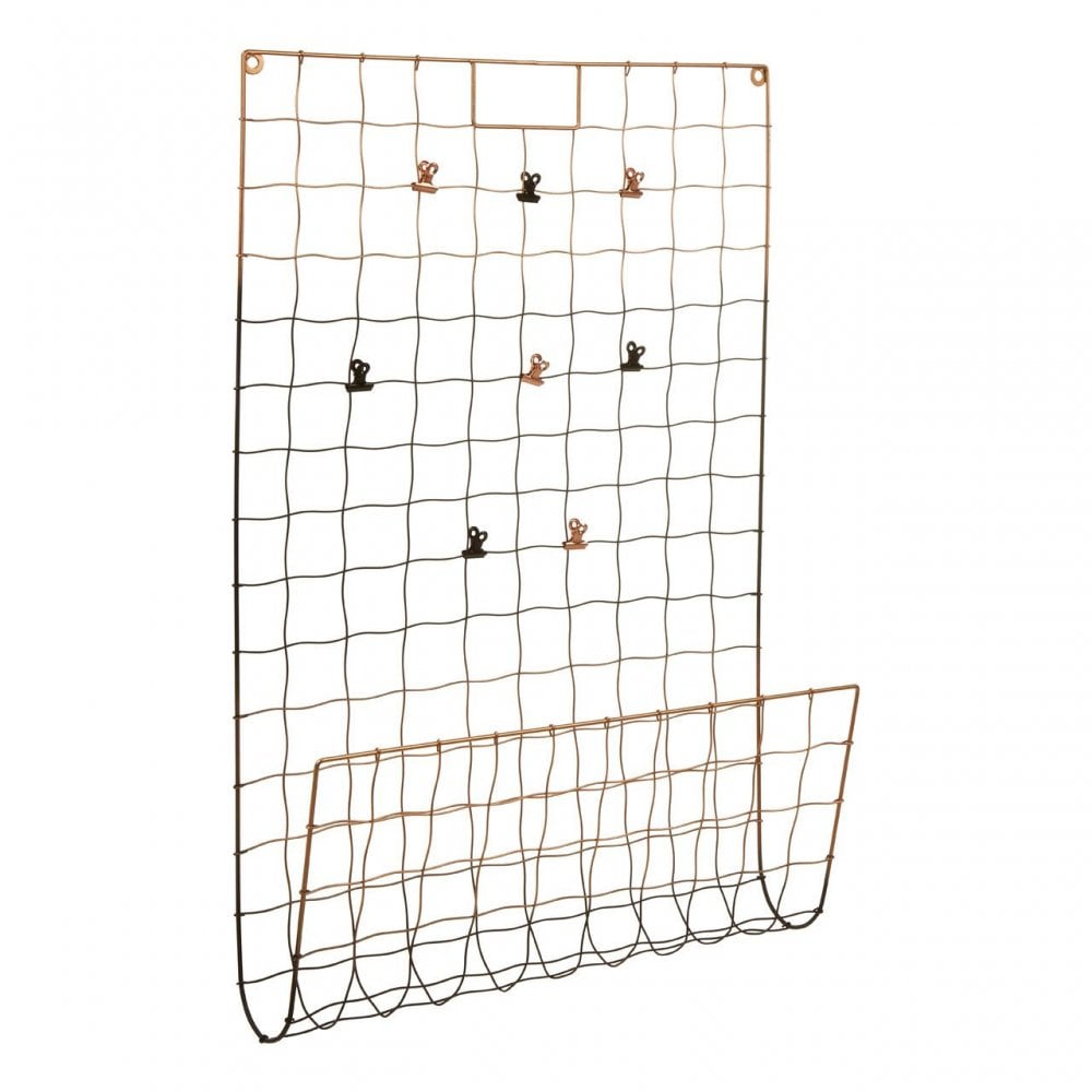 Mimo Wall Mount Magazine Rack With Clips