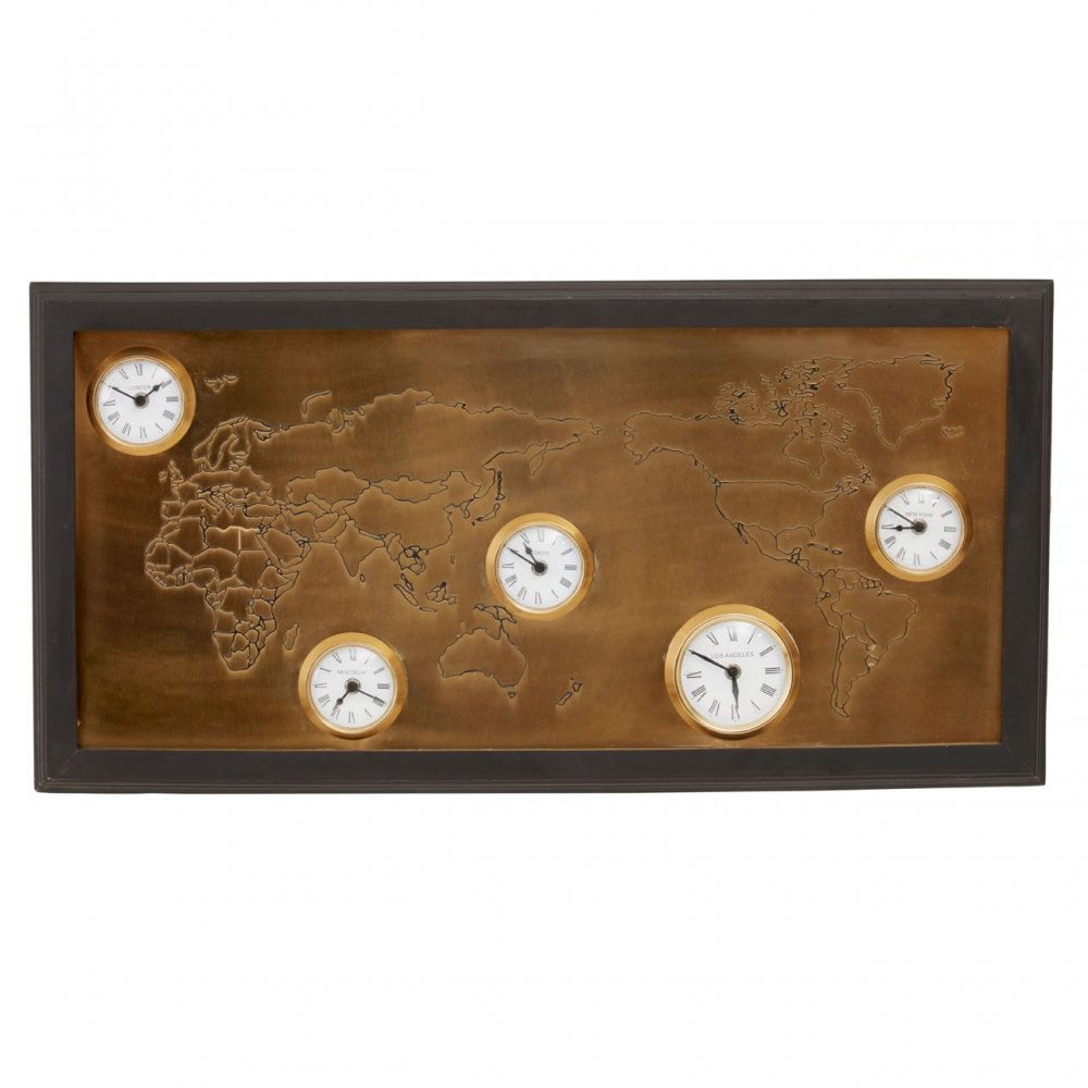 Hamstead Map Clock