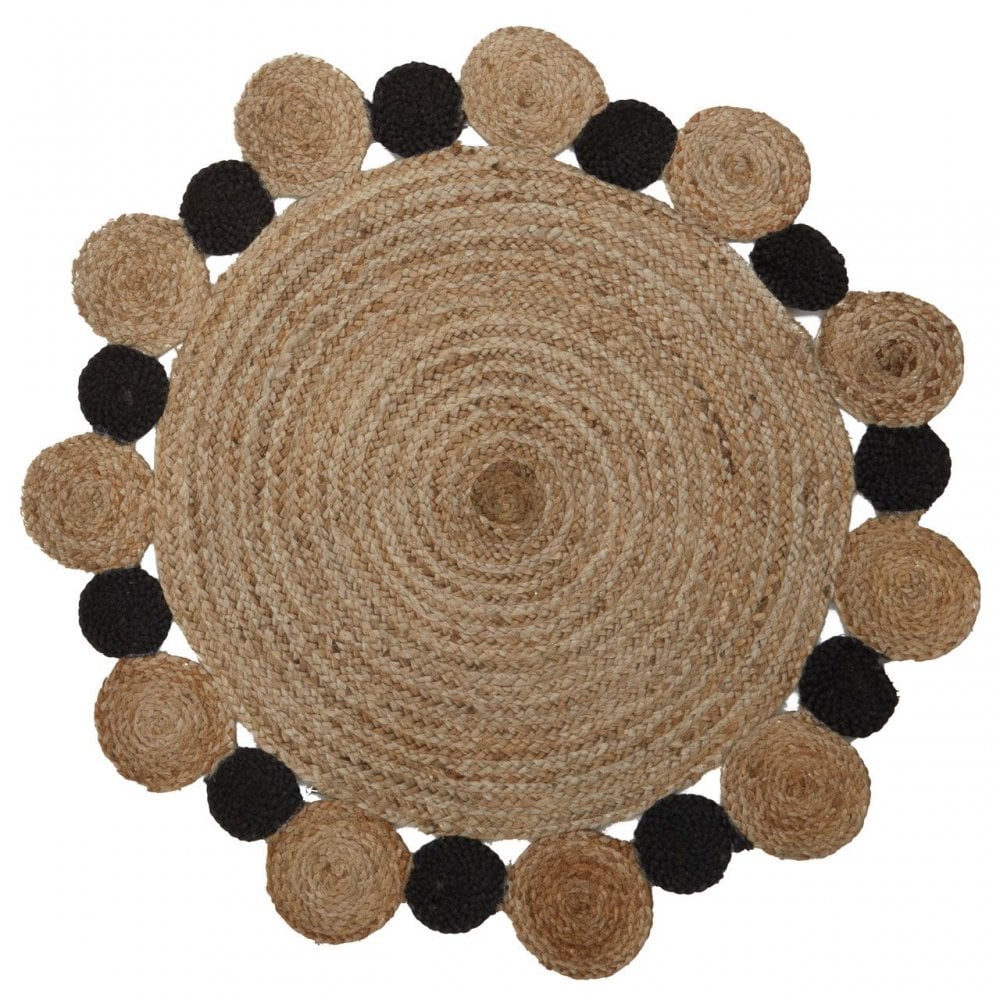 Bosie Small Round Jute Rug