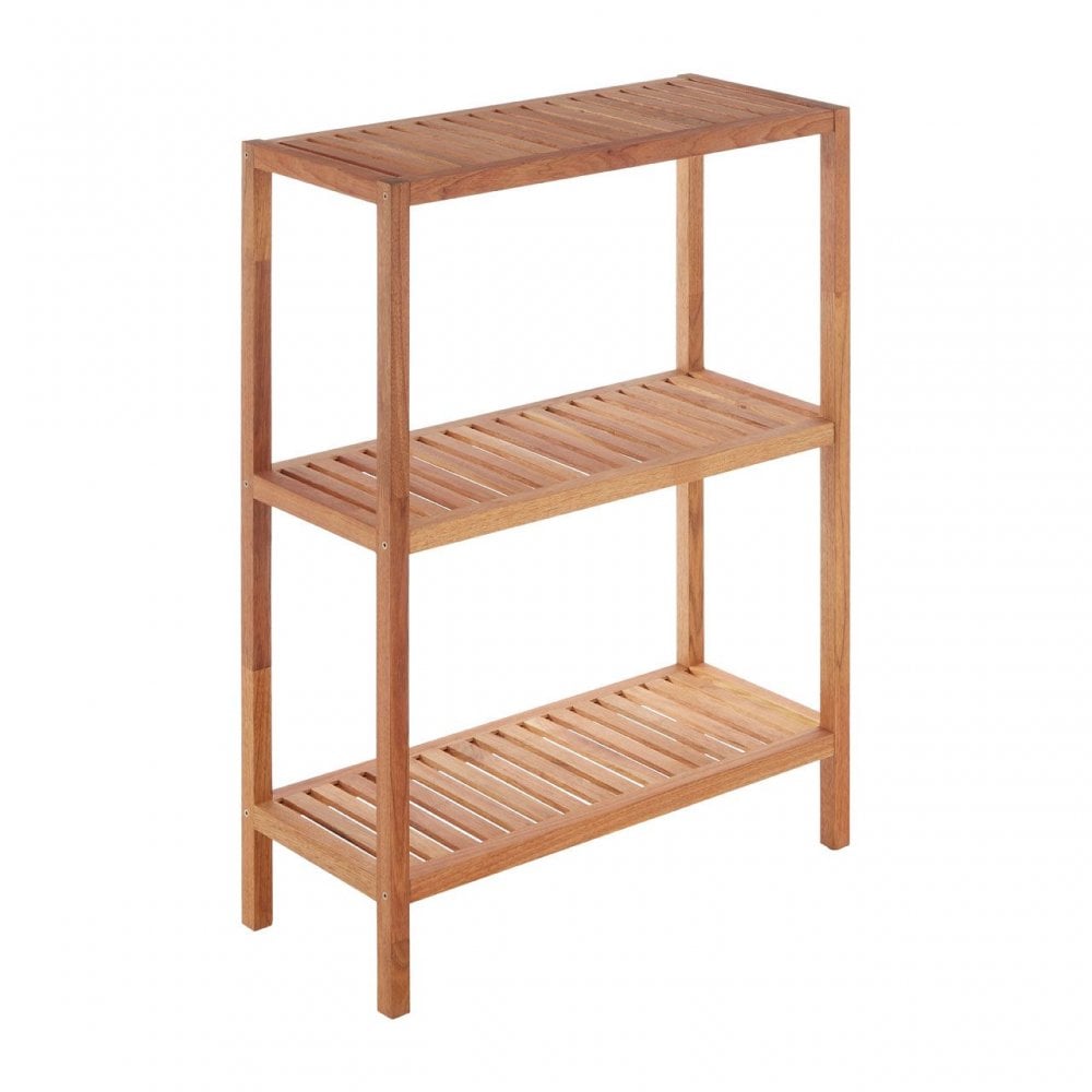 3 Tier Wooden Bathroom Shelf Unit