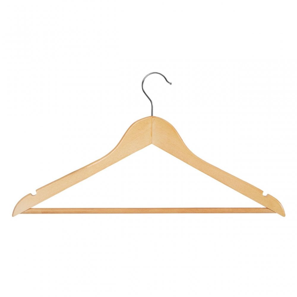 Wooden Clothes Hangers - Set Of 20