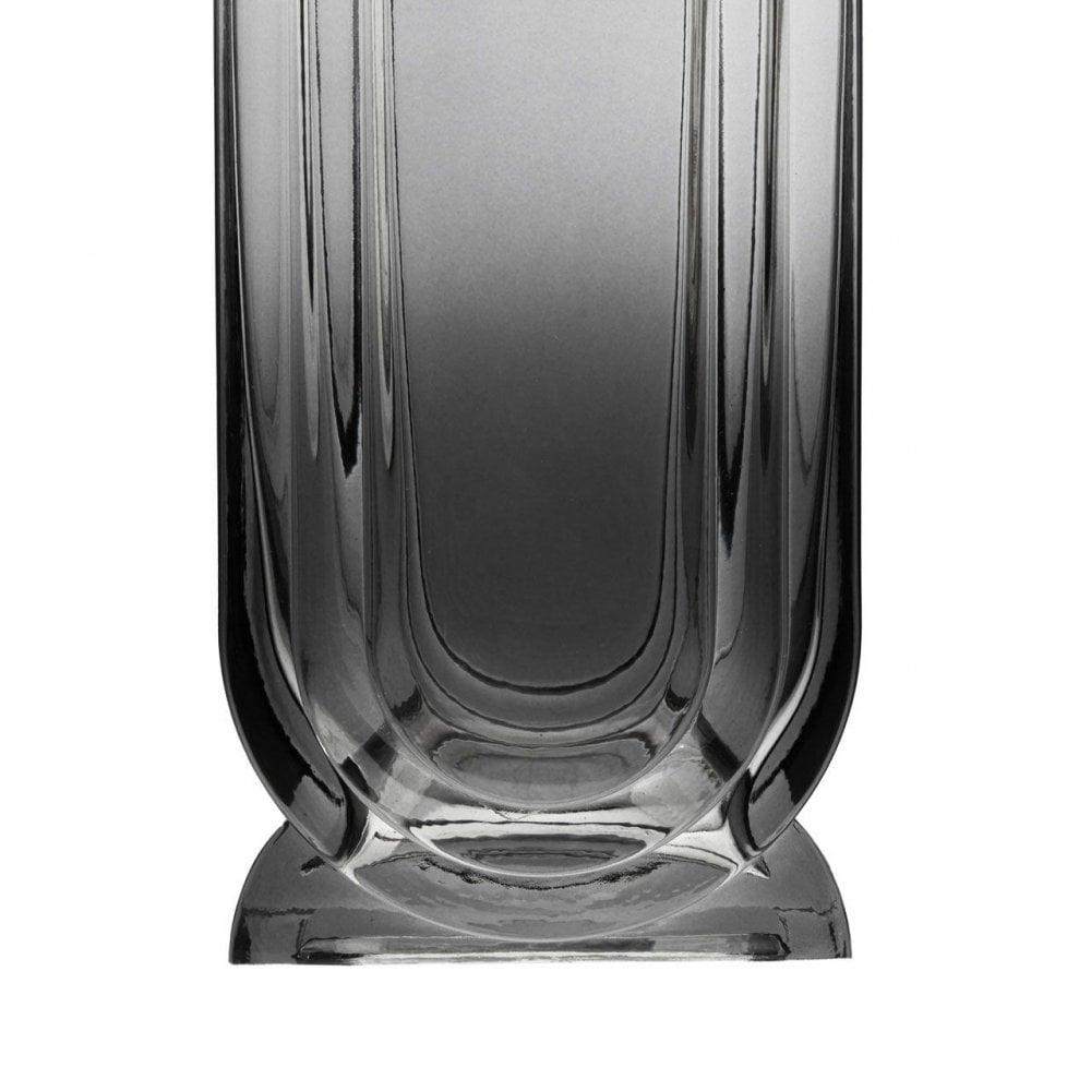 Edan Large Grey Ombre Glass Vase