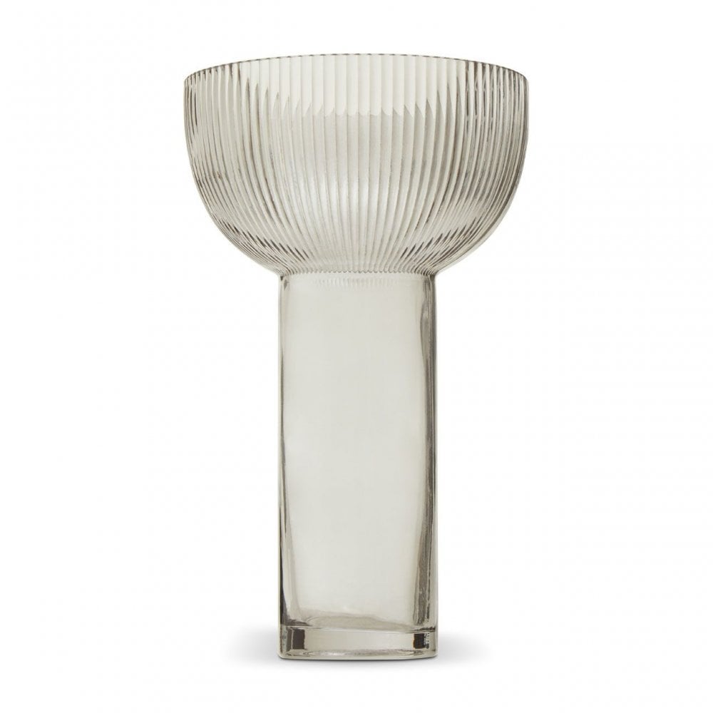 Esma Large Grey Glass Vase