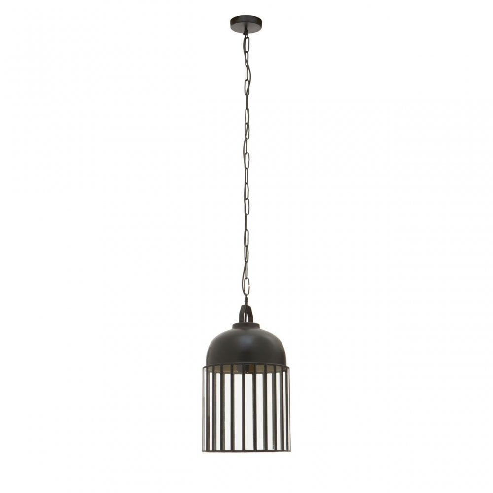 Preston Antique Black Pendant Light