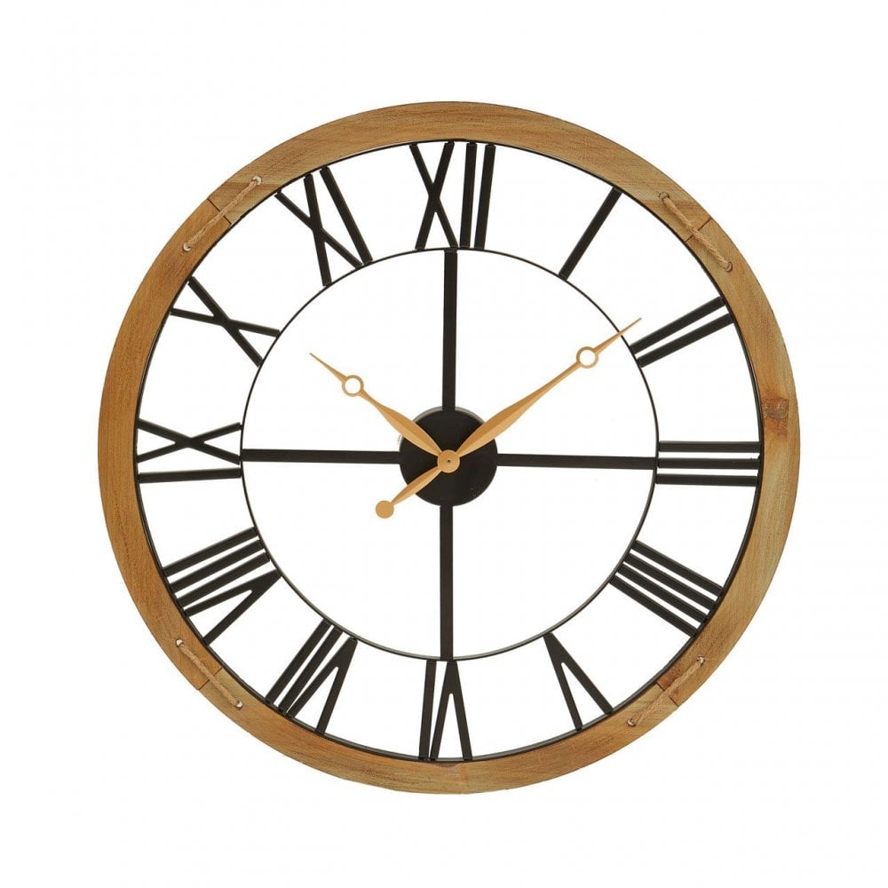 Vitus Black Metal Wall Clock