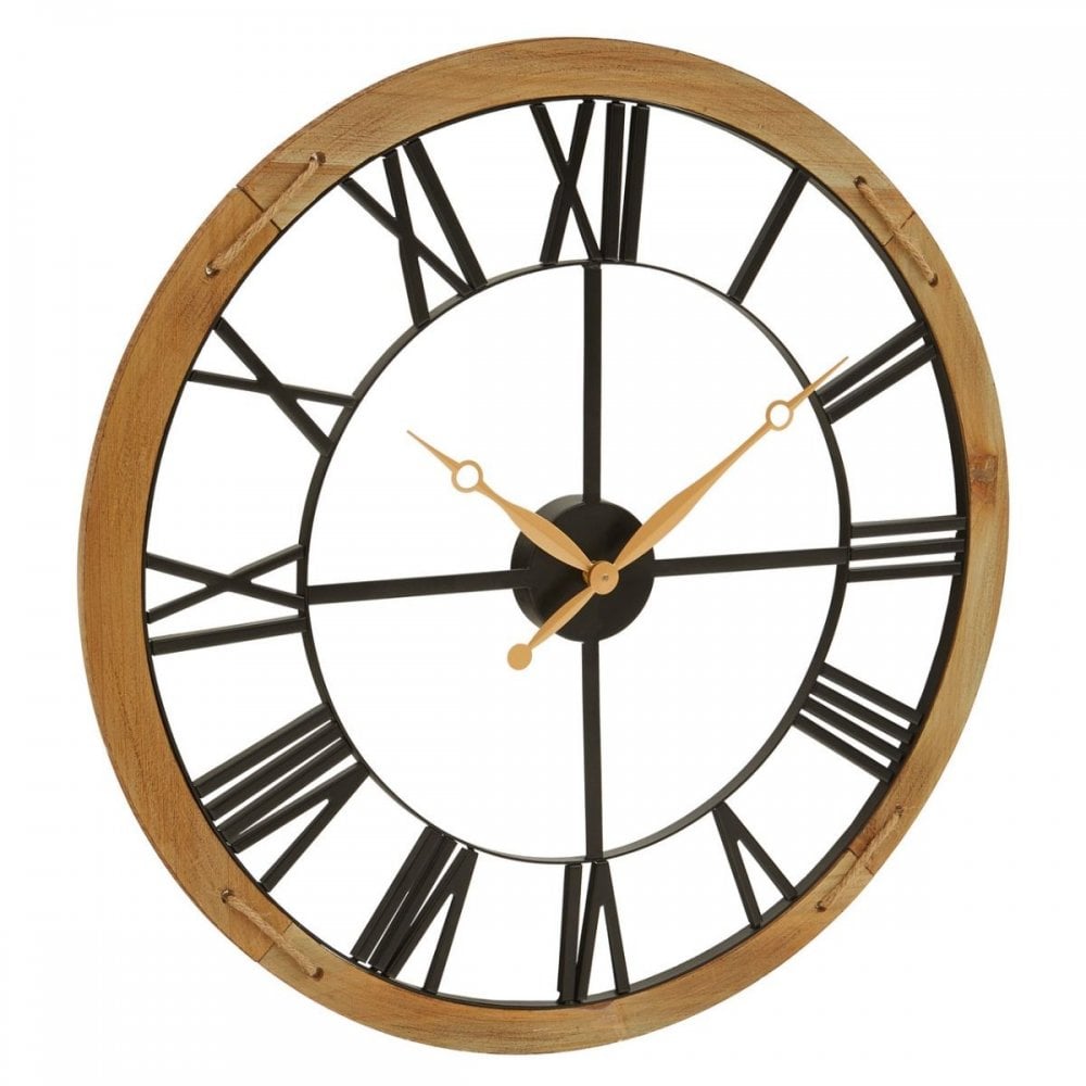 Vitus Black Metal Wall Clock