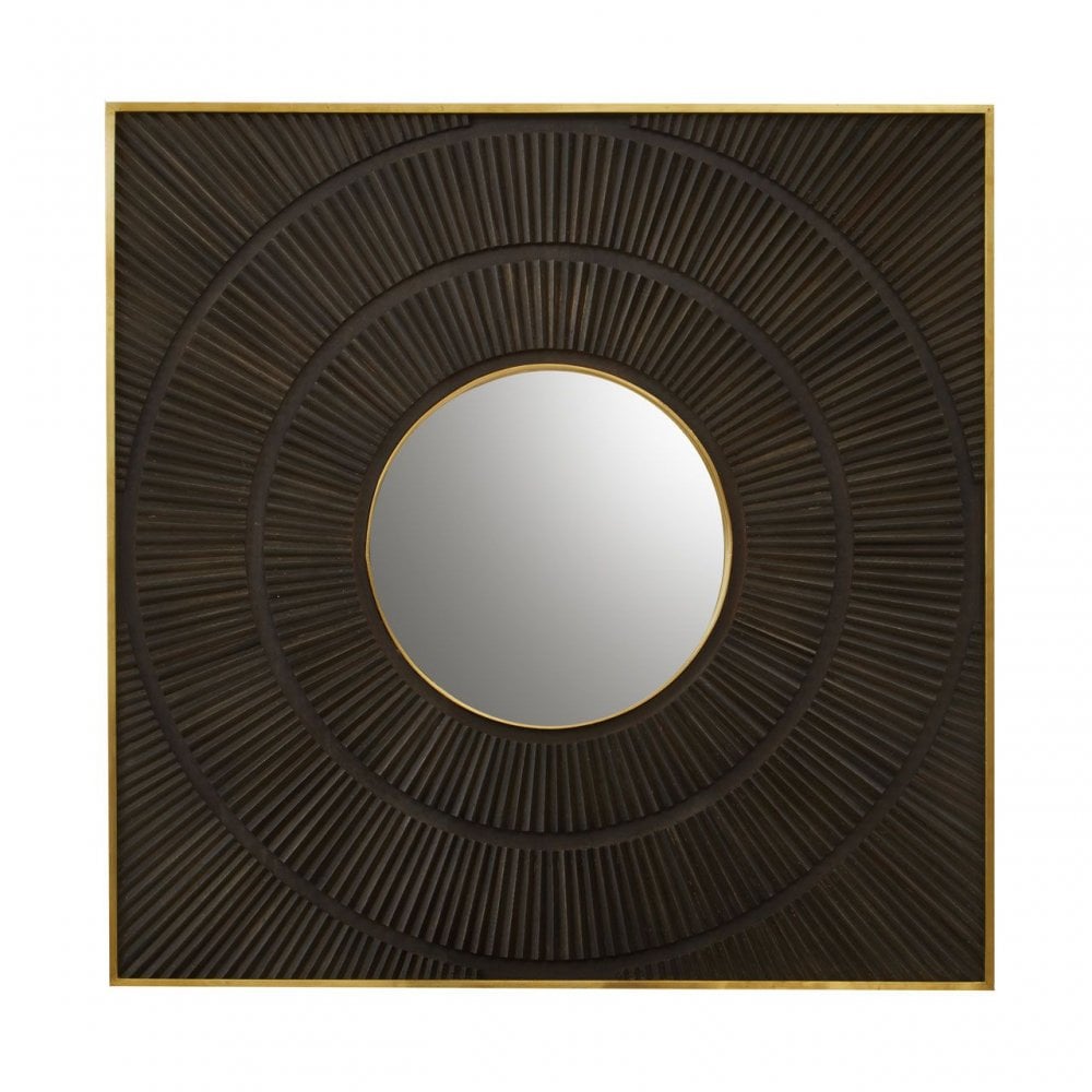 Sadari Mango Wood Wall Mirror