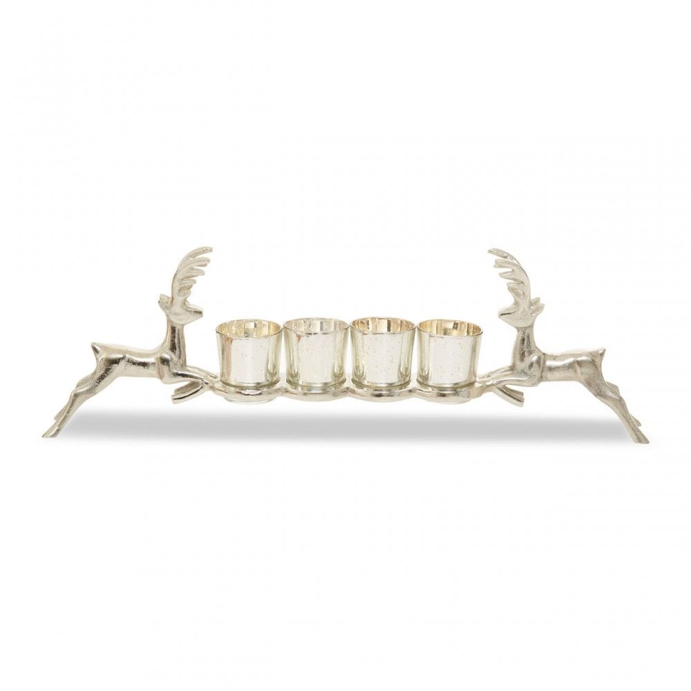 Stag 4 Tea Light Holder