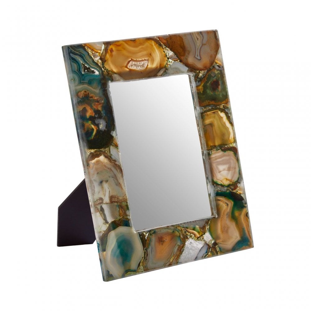 Bowerbird Green Agate Photo Frame 5X7