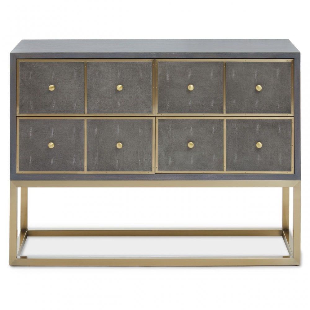 Deskey Four Drawer Console Table