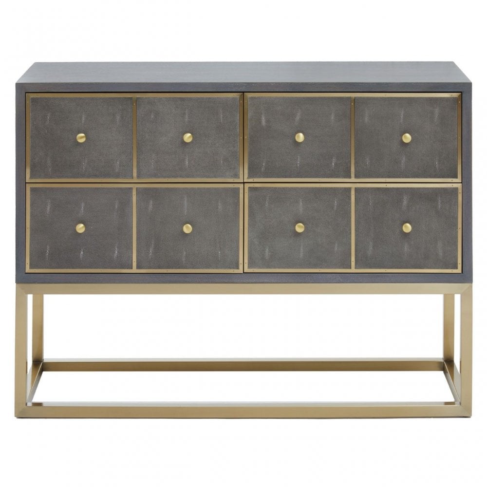 Deskey Four Drawer Console Table