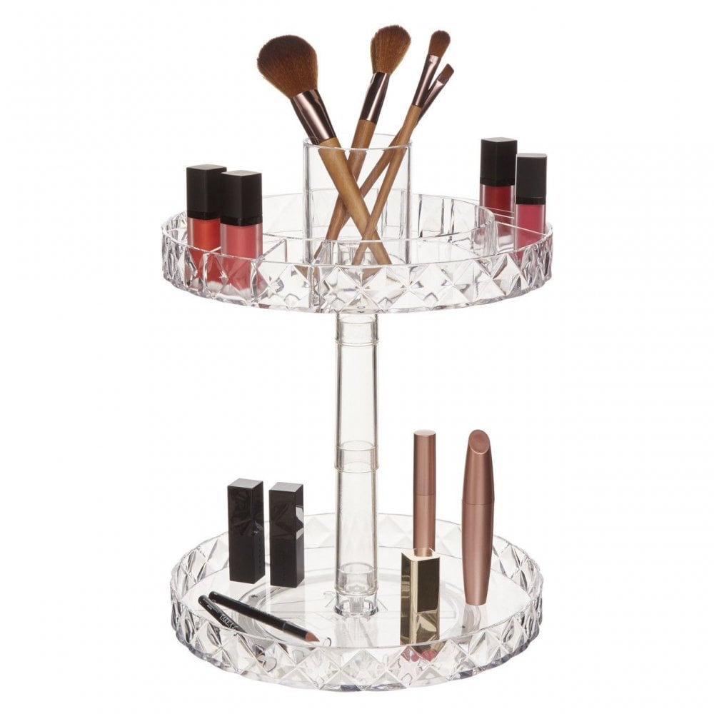 Two Tier Round Cosmetic Organiser