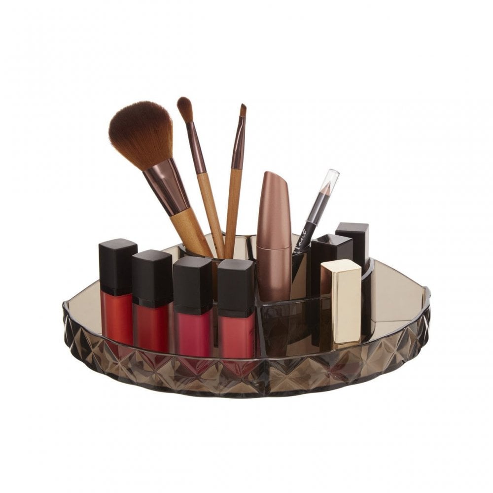 Semi Round Diamond Cosmetic Organiser