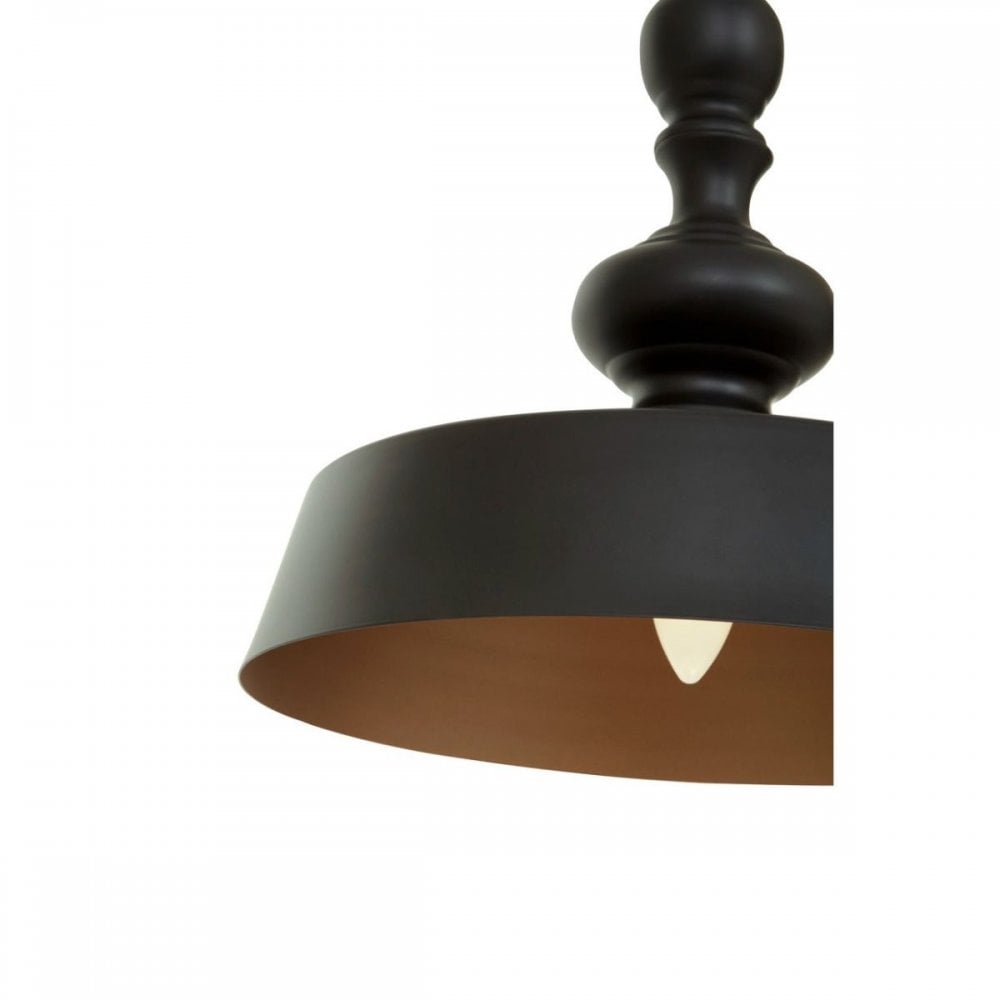 Small Leni Black And Gold Pendant Light