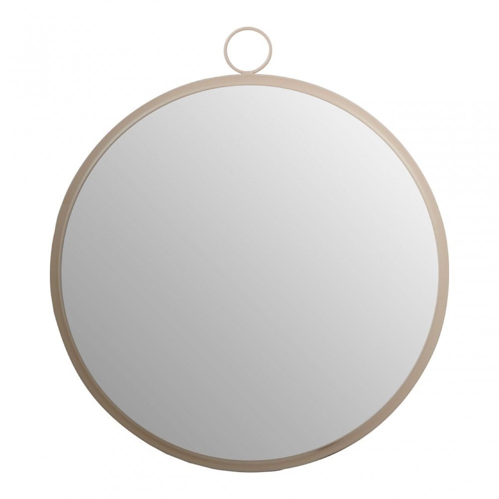 Round Wall Mirror With Gold Finish Frame