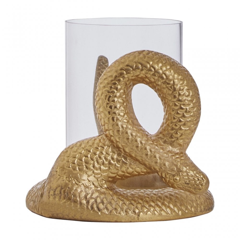 Serpent Gold Candle Holder