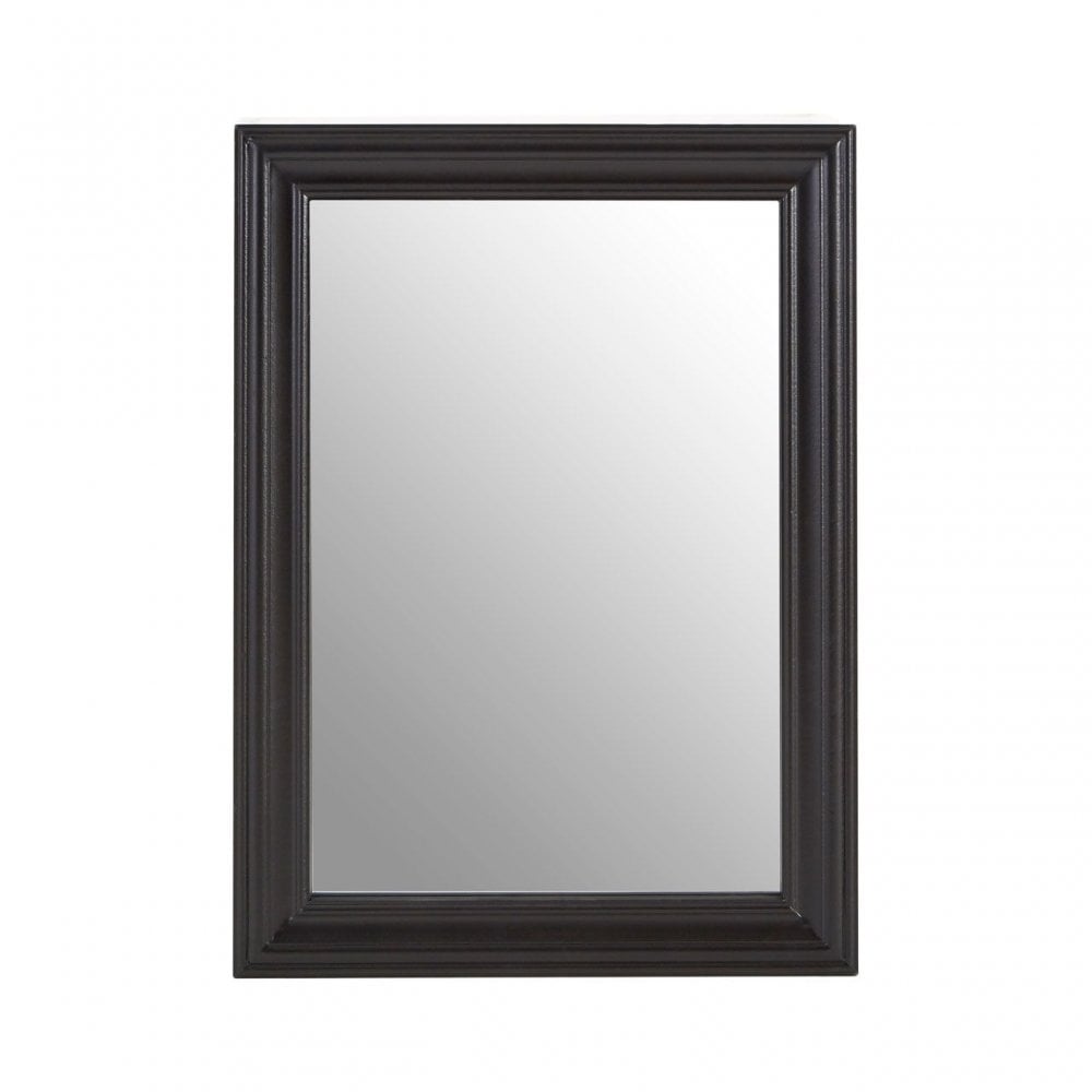 Henley Black Wooden Framed Wall Mirror