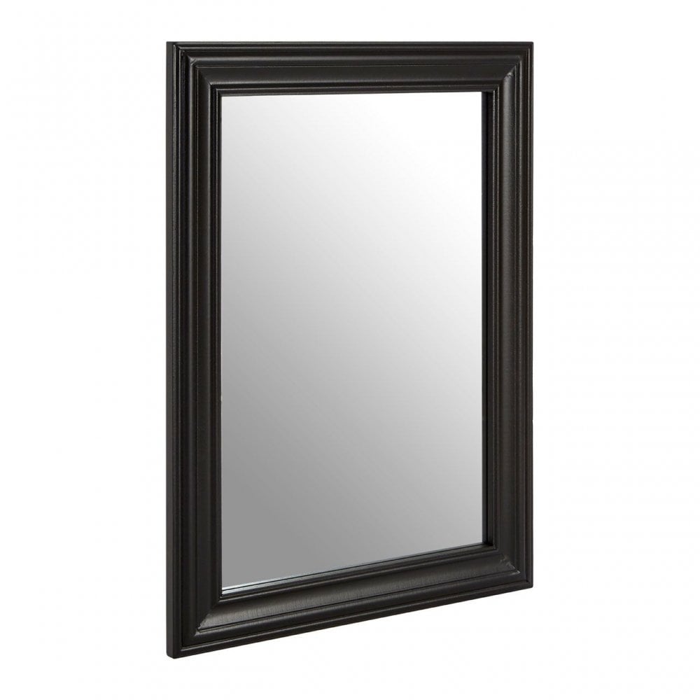 Henley Black Wooden Framed Wall Mirror