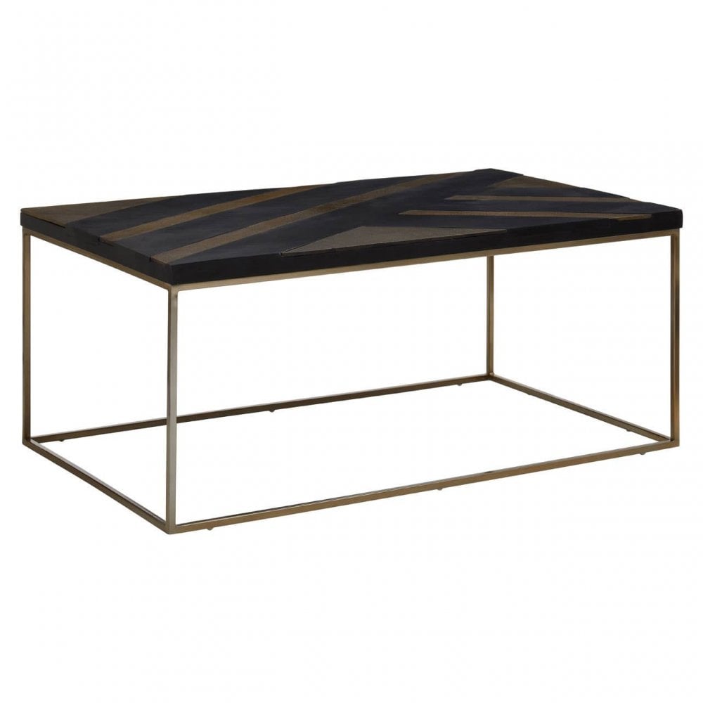 Aris Black And Gold Coffee Table