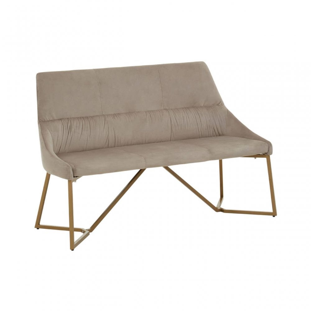 Vieste Mink Velvet Bench