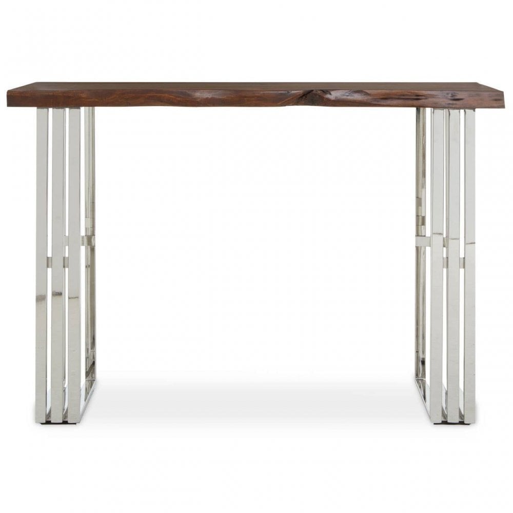 Hampstead Natural And Silver Console Table