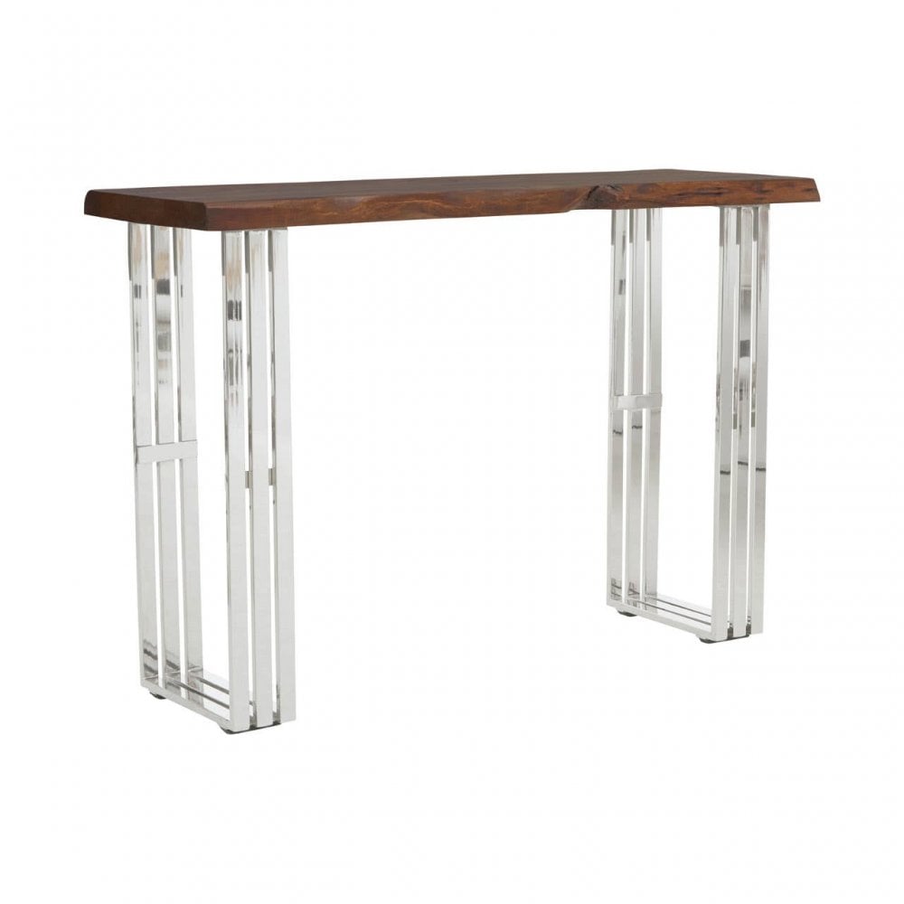 Hampstead Natural And Silver Console Table