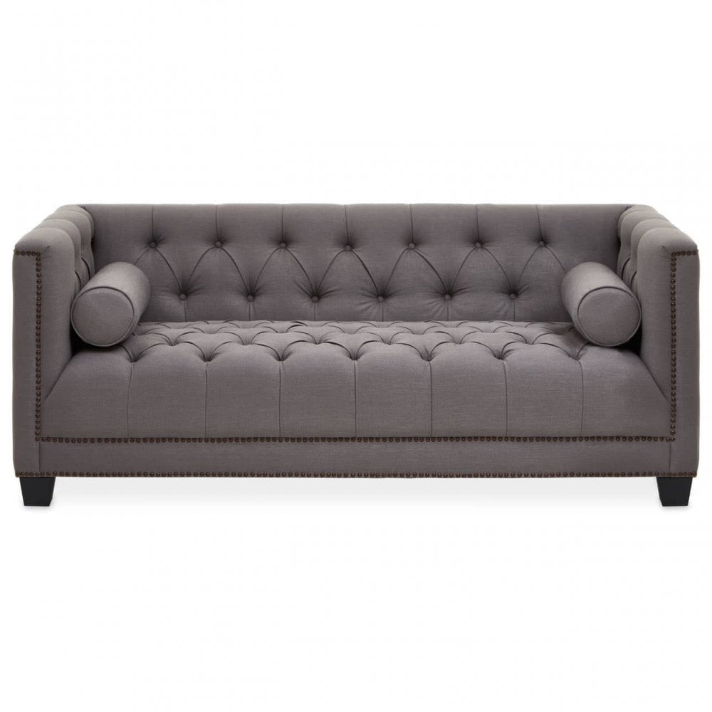 Surina Two Seat Grey Fabric Sofa