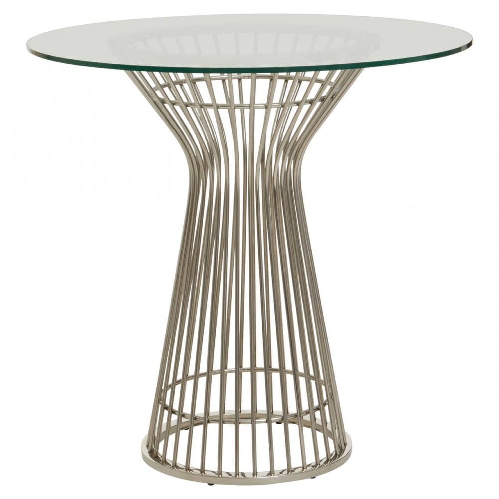 Vogue Round Silver Dining Table