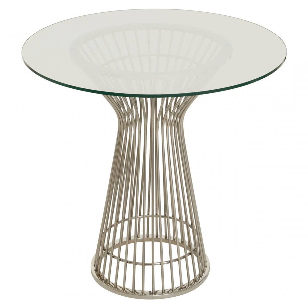 Vogue Round Silver Dining Table