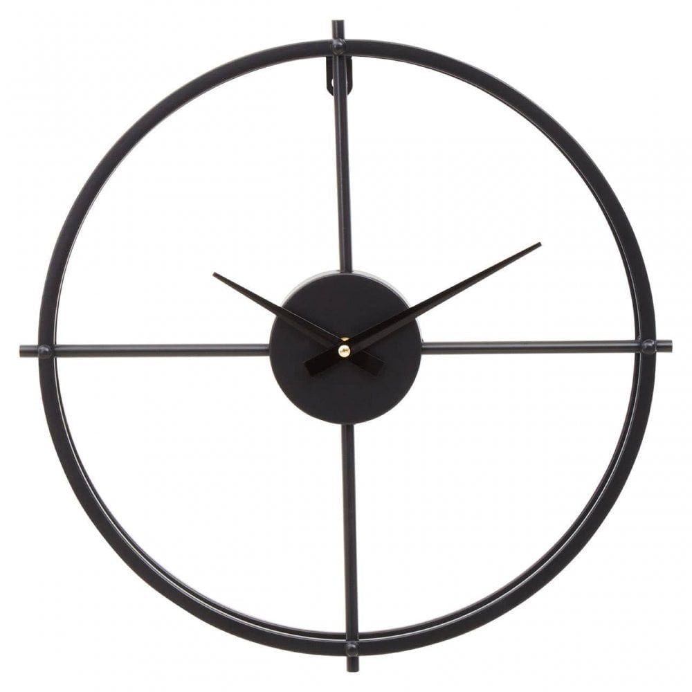 Kent Black Wall Clock