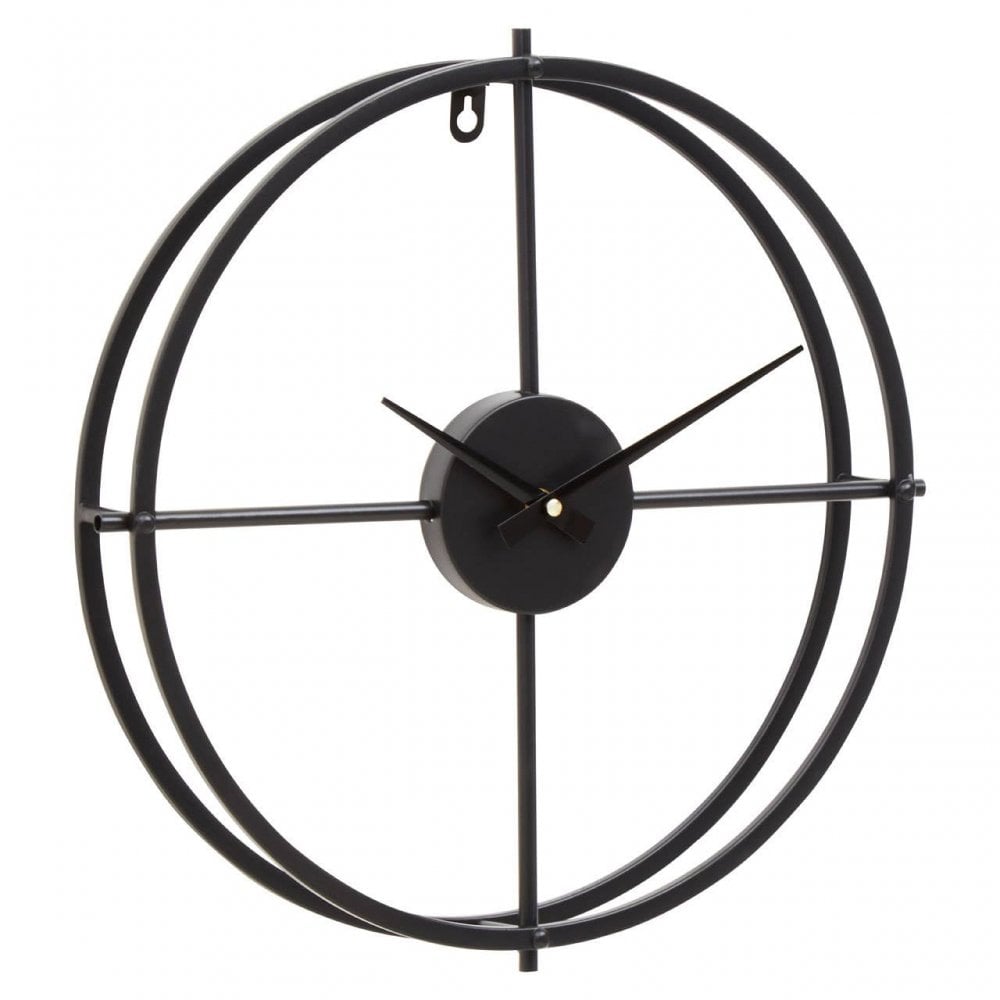 Kent Black Wall Clock