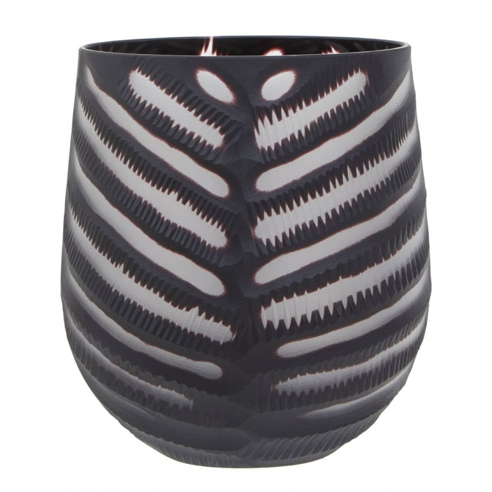 Hessa Small Chevron Cut Vase