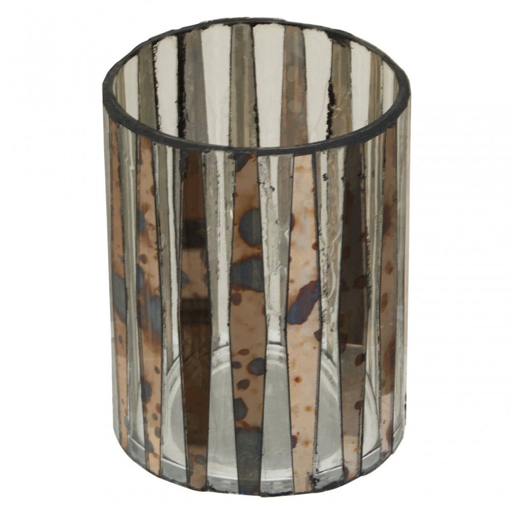 Gaia Metallic Small Candle Holder