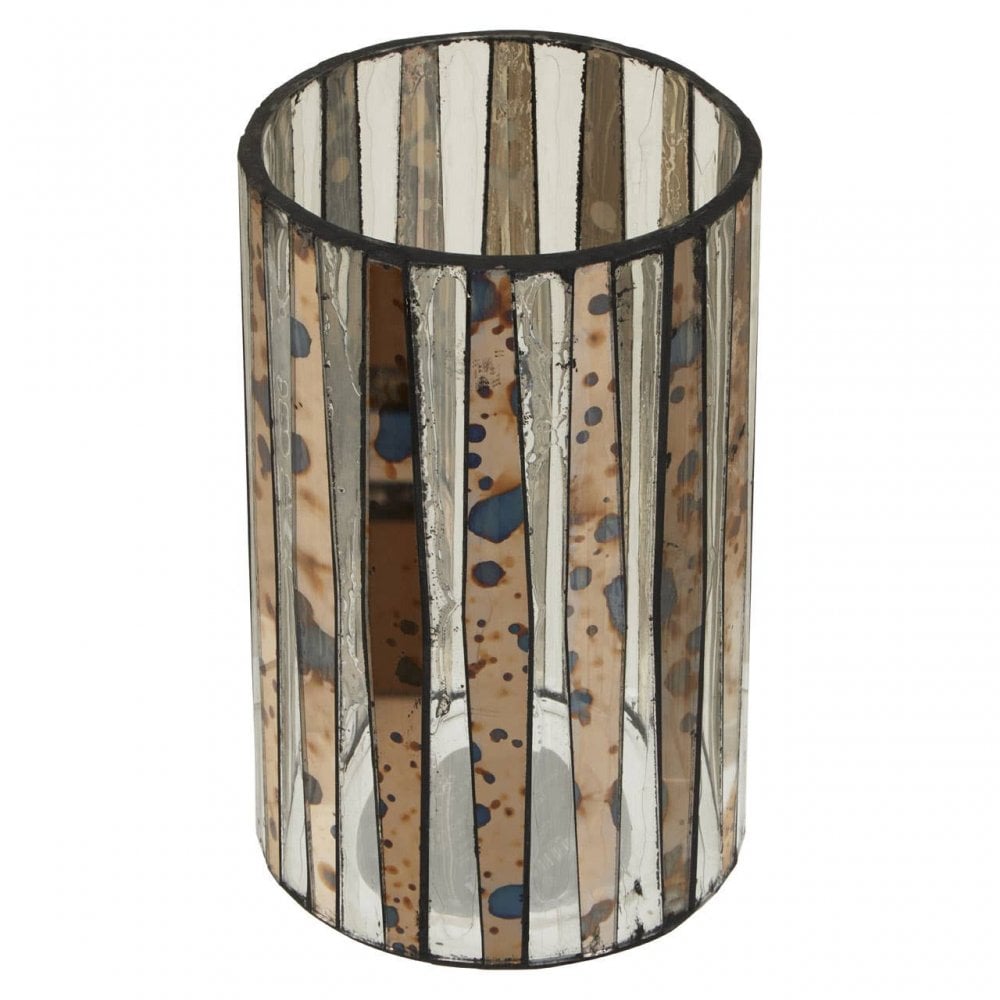 Gaia Metallic Large Candle Holder