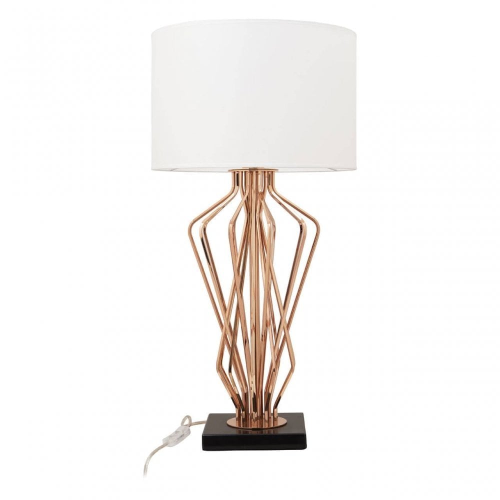 Kensington Townhouse White Shade Table Lamp